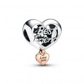 Pandora ékszer Best friend bicolor charm 782243C00