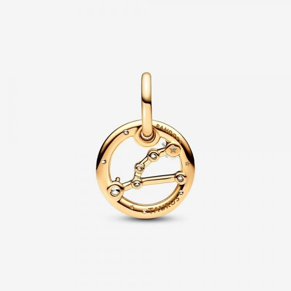 Pandora ékszer Bika csillagjegy shine charm 762707C01