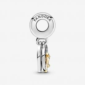 Pandora ékszer Boldog évfordulót kéttónusú függő charm 799322C01