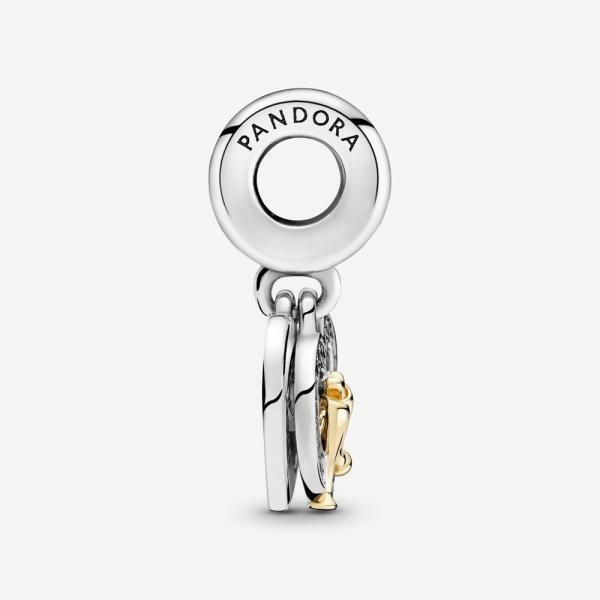 Pandora ékszer Boldog évfordulót kéttónusú függő charm 799322C01