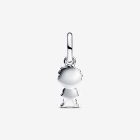 Pandora ékszer Boldog kisfiú függő ezüst charm 763602C00