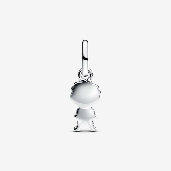 Pandora ékszer Boldog kisfiú függő ezüst charm 763602C00