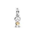Pandora ékszer Boldog kisfiú függő ezüst charm 763602C00