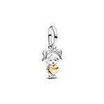 Pandora ékszer Boldog kislány függő ezüst charm 763601C00