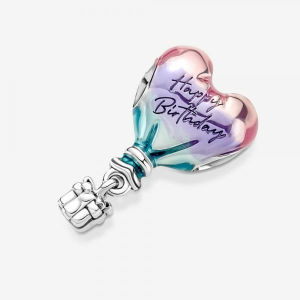 Pandora ékszer Boldog születésnapot hőlégballon ezüst charm 791501C01