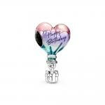 Pandora ékszer Boldog születésnapot hőlégballon ezüst charm 791501C01