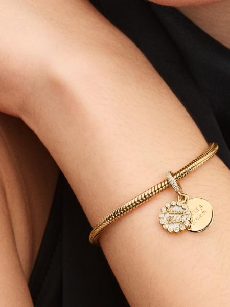 Pandora ékszer Boldog születésnapot torta shine függő charm 763787C01