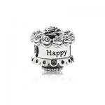 Pandora ékszer Boldog szülinapot ezüst charm 791289