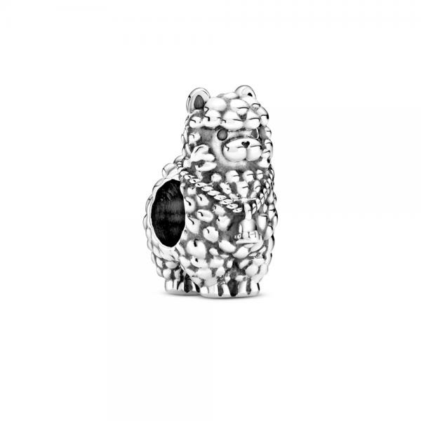 Pandora ékszer Bolyhos láma ezüst charm 799069C00