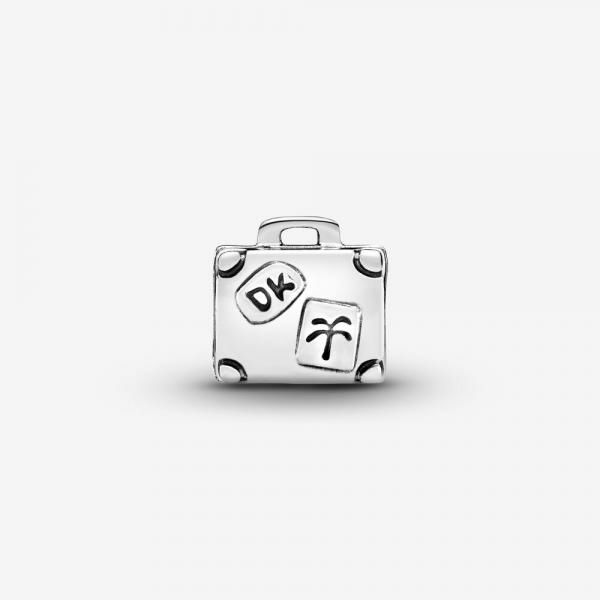 Pandora ékszer Bőrönd ezüst charm 790362