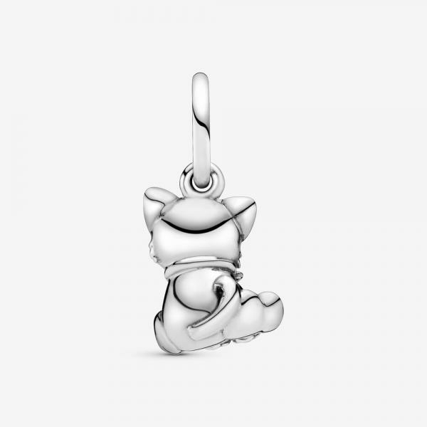 Pandora ékszer Cica függő ezüst charm 798011EN16