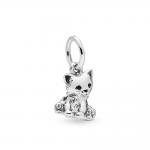 Pandora ékszer Cica függő ezüst charm 798011EN16