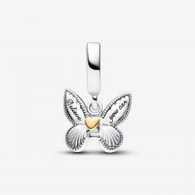Pandora ékszer Club Charm 2024 pillangó ezüst charm 763082C01