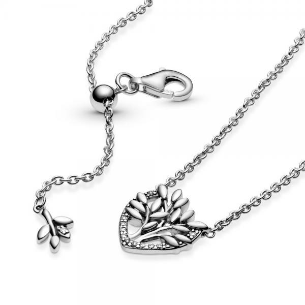 Pandora ékszer Családfa szív ezüst nyaklánc 399261C01-50