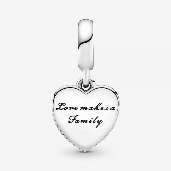 Pandora ékszer Családi szeretet függő ezüst charm 796459EN28