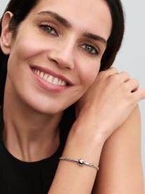 Pandora ékszer Csavart ezüst moments karkötő 