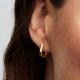 Pandora ékszer Csavart négyszög shine fülbevaló 263875C00