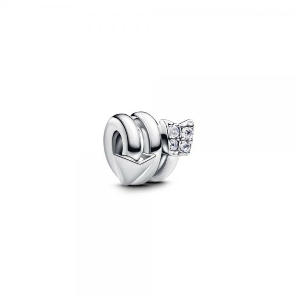 Pandora ékszer Csavart nyíl ezüst charm 793665C01