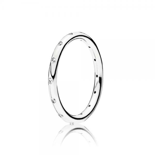 Pandora ékszer Cseppecskék ezüst gyűrű cirkóniával 
