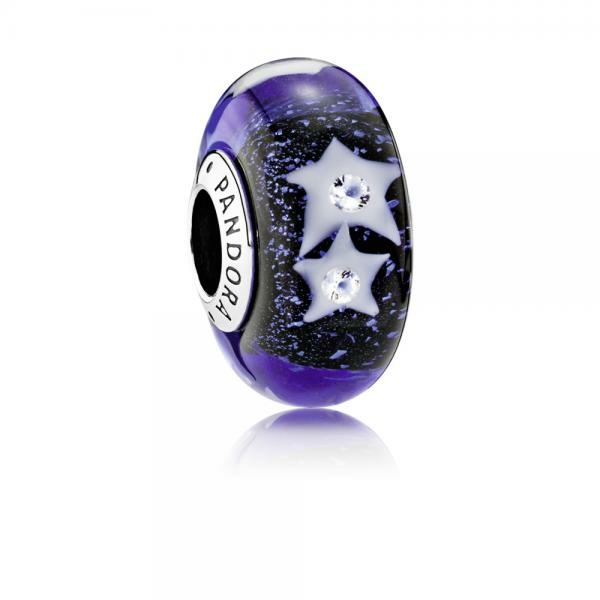 Pandora ékszer Csillagos ég muránói üveg charm 791662CZ