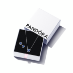 Pandora ékszer Csillogó kék négyzet köves ékszer szett PSZ78