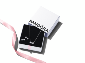 Pandora ékszer Csillogó masnis ezüst ékszer szett PSZ81