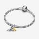 Pandora ékszer Cupidó kéttónusú függő charm 763663C00