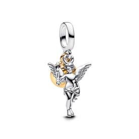 Pandora ékszer Cupidó kéttónusú függő charm 763663C00