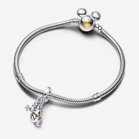 Pandora ékszer Disney 100 évfordulós Balu függő ezüst charm 792682C01