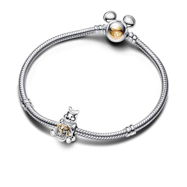 Pandora ékszer Disney 100 évfordulós Micimackó ezüst charm 793029C01