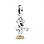 Pandora ékszer Disney 100 évfordulós Mickey egér függő ezüst charm 792812C01
