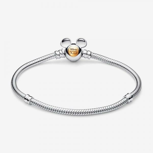 Pandora ékszer Disney 100 évfordulós Mickey egér kapcsos karkötő 