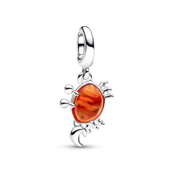 Pandora ékszer Disney A kis hableány Sebastian függő charm 792694C01