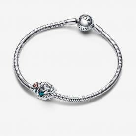 Pandora ékszer Disney A kis hableány shellkagyló ezüst charm 792687C01