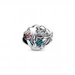 Pandora ékszer Disney A kis hableány shellkagyló ezüst charm 792687C01