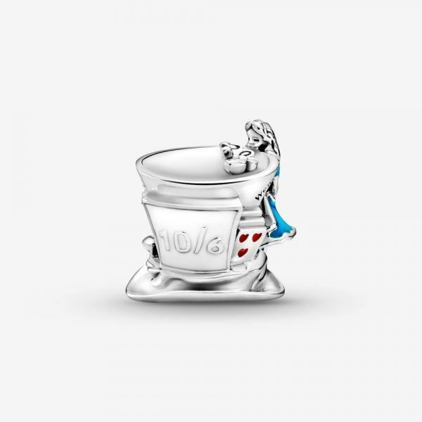 Pandora ékszer Disney Alíz csodaországban kalap ezüst charm 799348C01