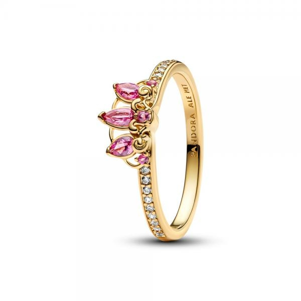 Pandora ékszer Disney Aranyhaj tiara shine gyűrűje 