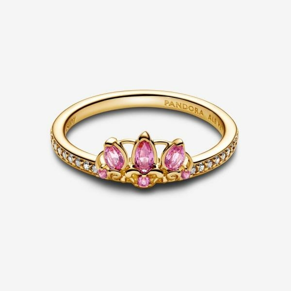 Pandora ékszer Disney Aranyhaj tiara shine gyűrűje 