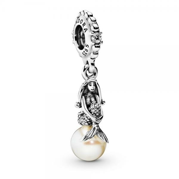 Pandora ékszer Disney Ariel ezüst függő charm 798232CZ