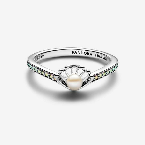 Pandora ékszer Disney Ariel hercegnő kagyló ezüst gyűrűje 