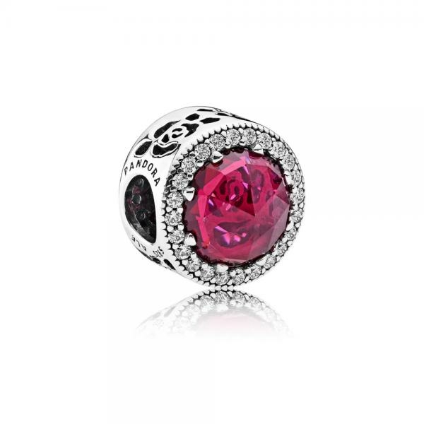 Pandora ékszer Disney Belle ragyogó rózsája 792140NCC