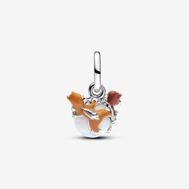 Pandora ékszer Disney Chip és Dale karácsonyi gömbön charm 793532C01