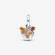 Pandora ékszer Disney Chip és Dale karácsonyi gömbön charm 793532C01