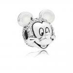 Pandora ékszer Disney Csillámló Mickey portré klip 797495CZ