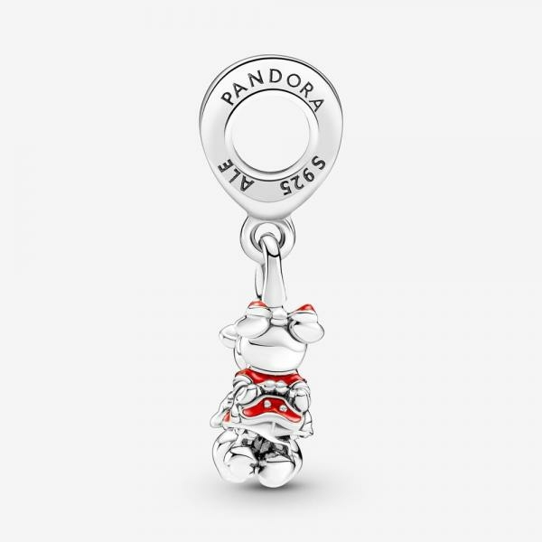 Pandora ékszer Disney csókolózó Mickey és Minnie függő ezüst charm 790075C01