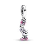 Pandora ékszer Disney Daisy kacsa függő ezüst charm 793249C01