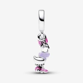 Pandora ékszer Disney Daisy kacsa függő ezüst charm 793249C01