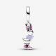 Pandora ékszer Disney Daisy kacsa függő ezüst charm 793249C01