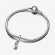 Pandora ékszer Disney Daisy kacsa függő ezüst charm 793249C01