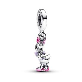 Pandora ékszer Disney Daisy kacsa függő ezüst charm 793249C01